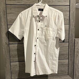 Men's White Button-Up Shirt